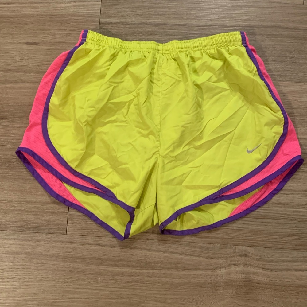 Neon Nike Women’s Running Shorts